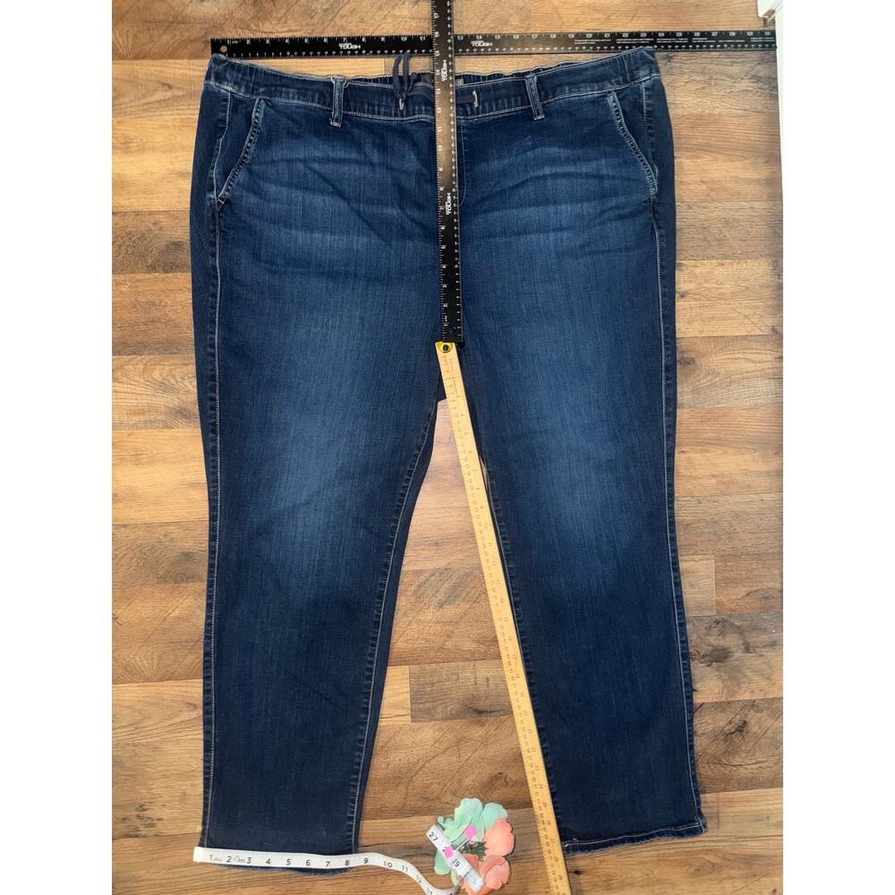 Torrid women’s boyfriend straight draw sting blue jeans - Picture 4 of 11